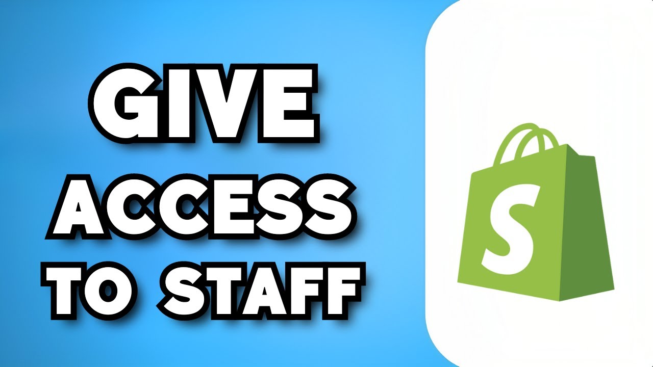 How To Give Access To Developer/Staff on Shopify (2023 Guide) - YouTube