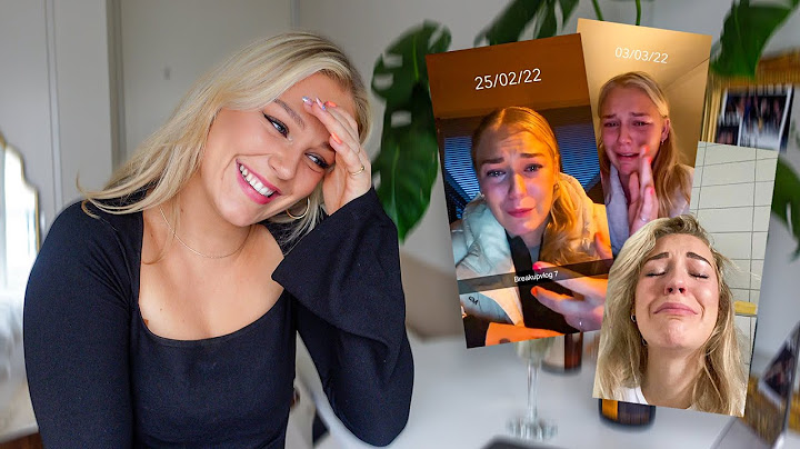 1 jaar lang mijn liefdesverdriet gefilmd… (cringe)