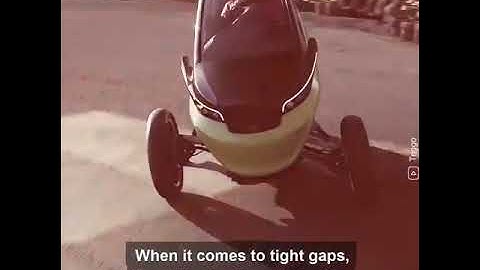 The Future of Urban Mobility: Introducing Triggo - The Clever Folding Axle Electric Vehicle