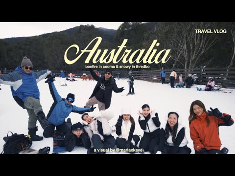 Australia Travel Vlog: first snow experience in thredbo, road trips & bonfire in cooma! ❄️🇦🇺