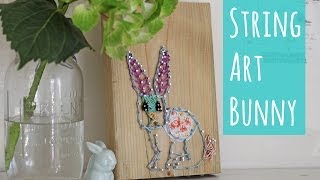 String art, Bunny design