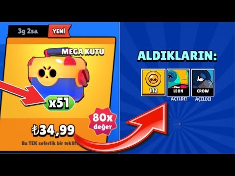 Supercellden Büyük Hata! 35 TL 'ye 51 MEGA KUTU! Brawl Stars