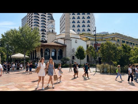 Tirana, 알바니아 | 도보 여행 4K | 2026년 9월 4일