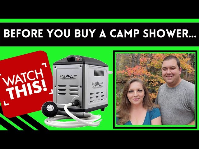 Basecamp Shower by Mr. Heater XB-13 | AWESOME portable, off-grid,  propane-fired shower system! - YouTube