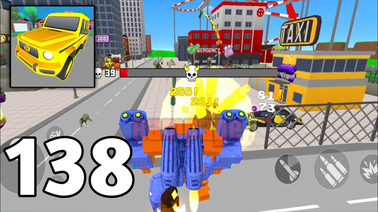 Gangs War Pixel Shooter Rp | Gameplay Walkthrough - Part 138 - Destroy Taxi Garage -(Android,IOS) 