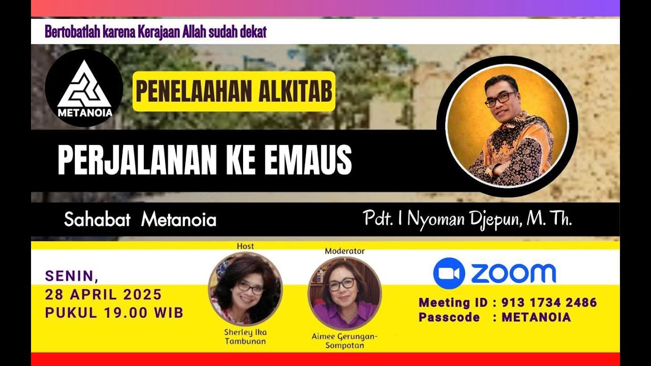 PA METANOIA | Perjalanan ke Emaus