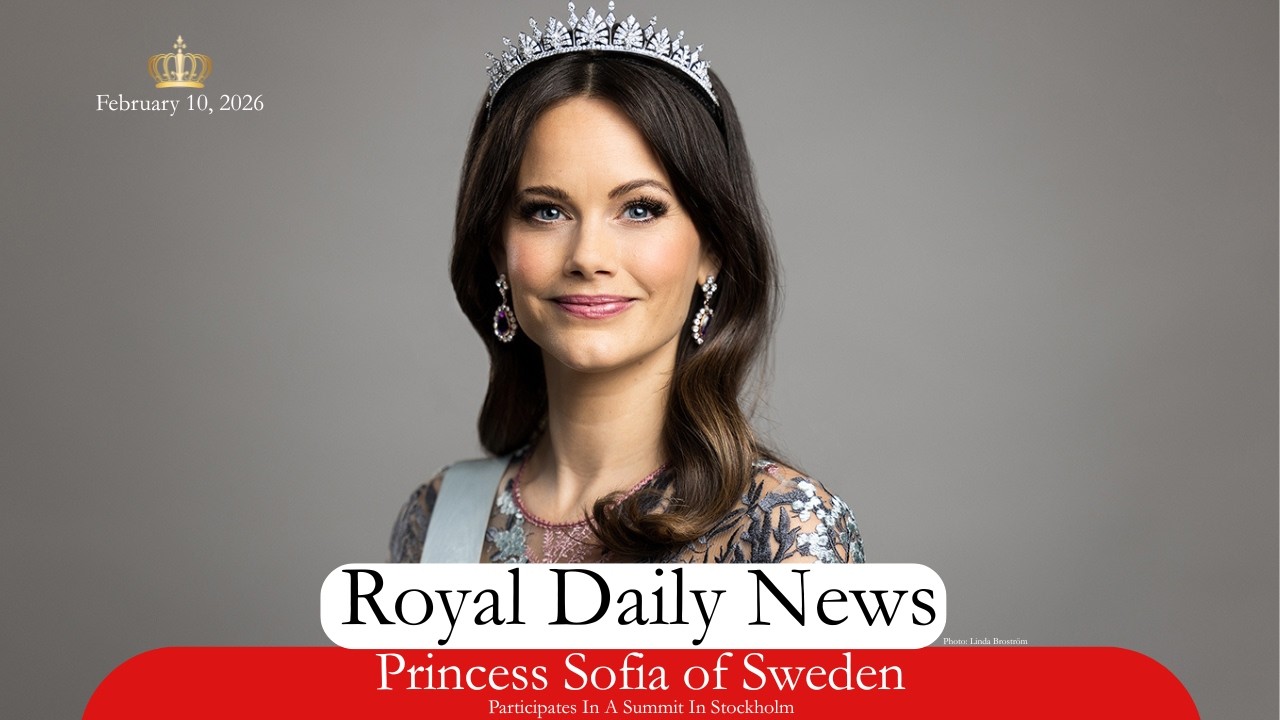 Princess Sofia of Sweden Participates in a Youth Summit in Stockholm.  Plus, More 