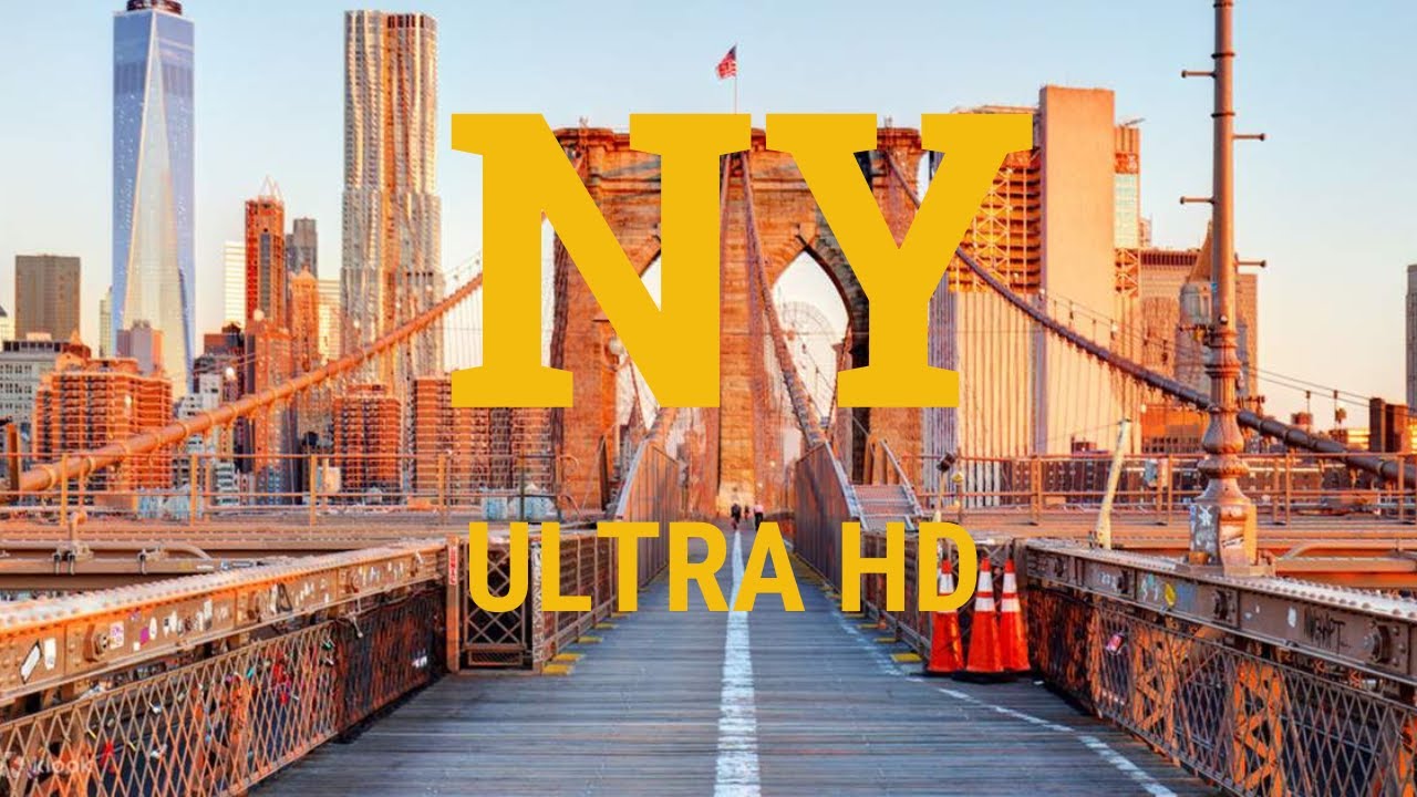 TRAVELONUS-NEW YORK THE LARGEST CITY OF USA. 8K HD VIDEO.