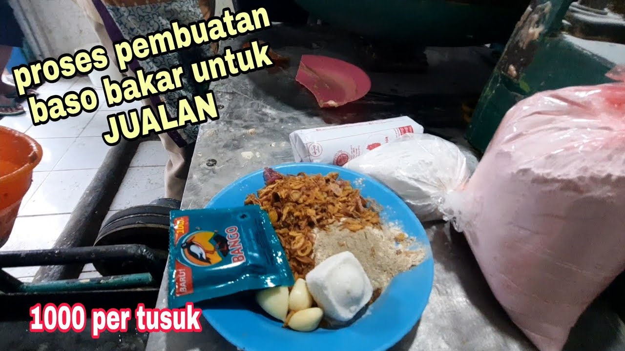 RESEP BASO BAKAR UNTUK JUALAN