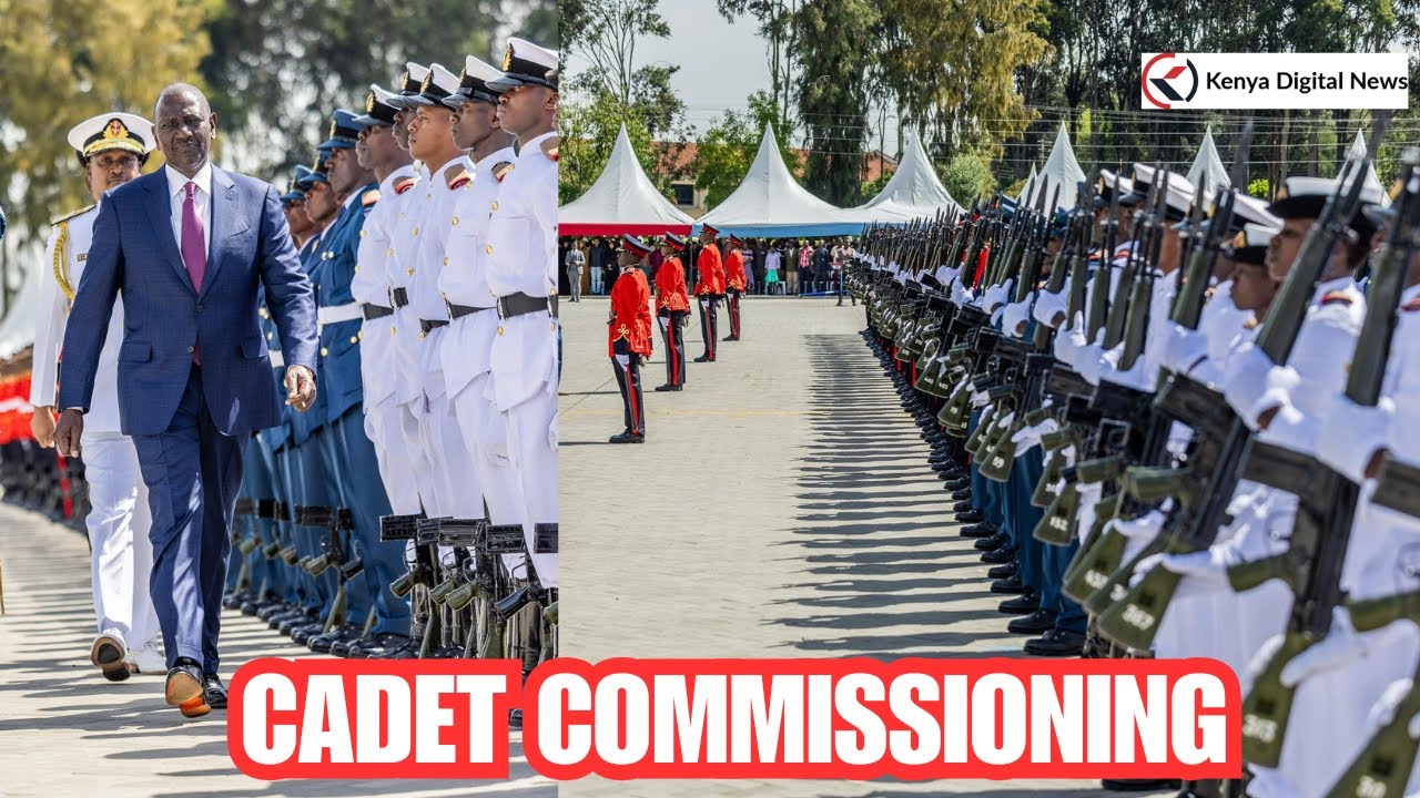 POWERFUL! President Ruto presides over ⁠Cadets Commissioning Parade in Lanet, Nakuru County!!
