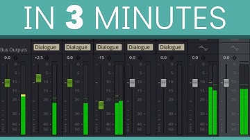 DaVinci Resolve Fairlight Bussing In 3 Minutes