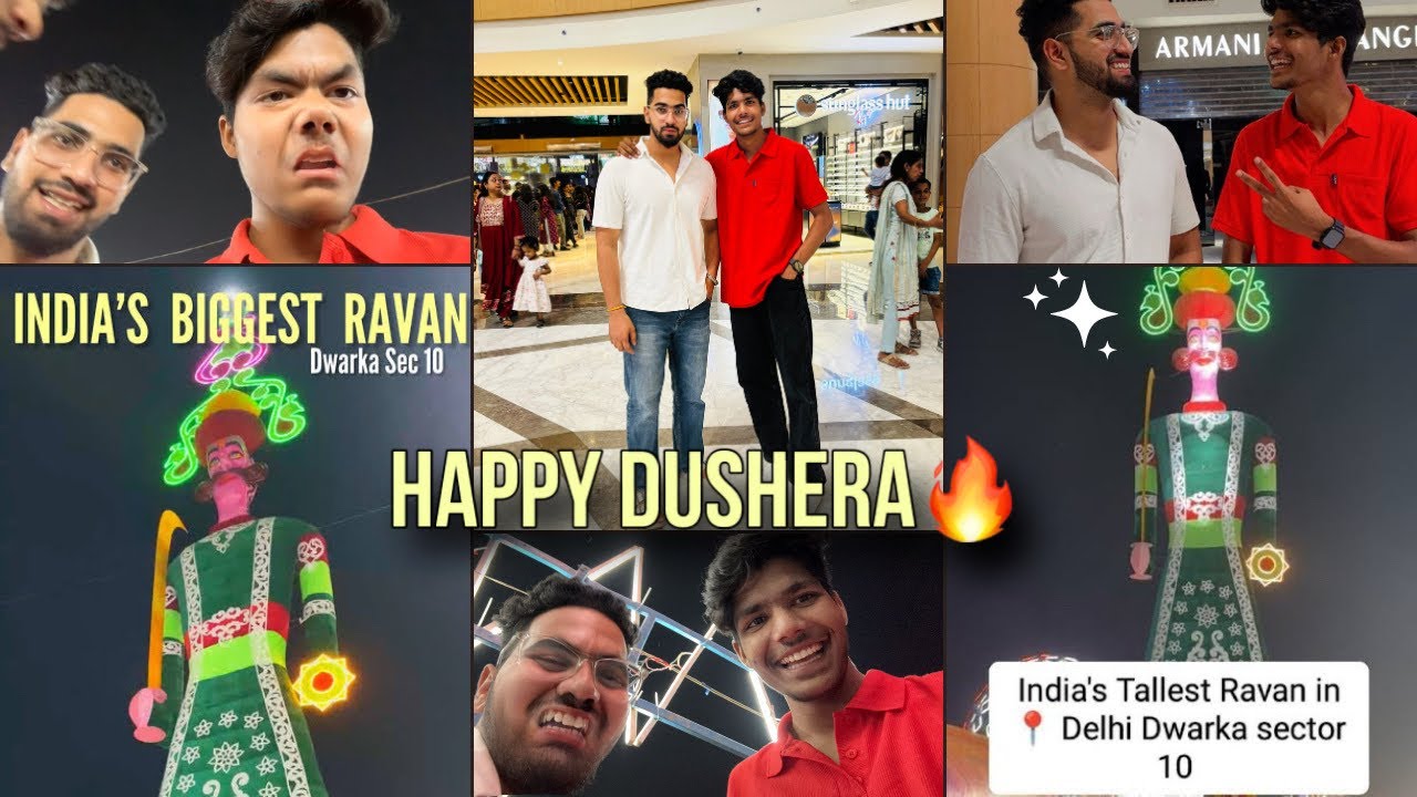 Sector 10 Ravan HAPPY DUSHERA ️!! INDIA’S BIGGEST RAVAN 😱🔥!! DWARKA SECTOR 10 !! FULL ...