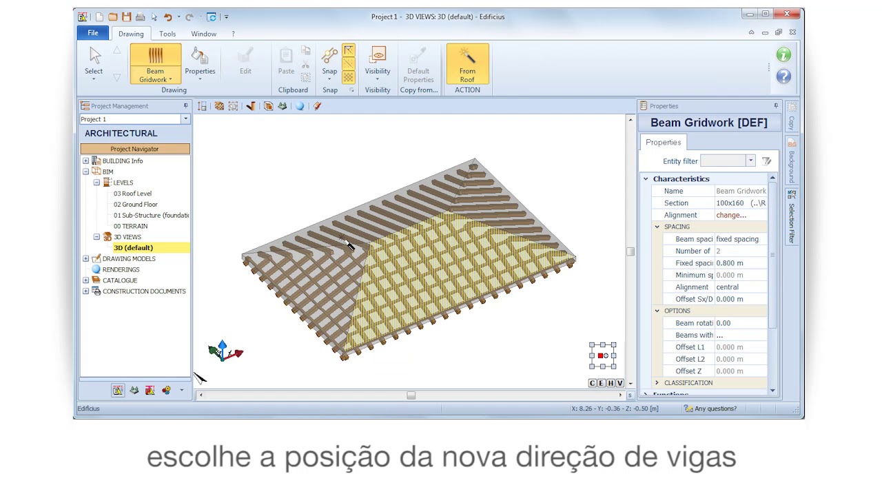 Vídeo Tutorial Edificius - Cobertura de madeira - ACCA software - YouTube