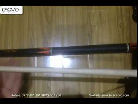 Video Cơ bida carom đầu 11.5mm - Bi A Cao Võ. - youtube
