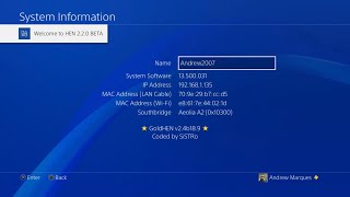 PS4 13.50, 13.52 & 14.00 Jailbreak Spoof