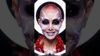 😈 “DEVILISH SKELETON MAKEUP 👹 #halloween #sfxmakeup #shorts #thenun2 #trending #sfx