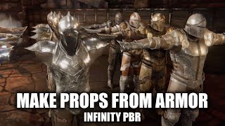 Unity Quick Tip - Making Props from Armor and Other Objects by Reparenting the Object + colliders!