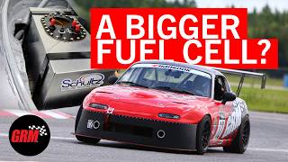 How We Fit More Fuel Onboard our V6-Swapped Miata | Fuel Cell Design and Install