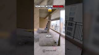 😱 Remodelación sale mal #shorts