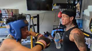 Paul Spadafora coaching/teaching sparring Profile