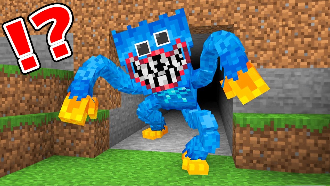 ハギーワギーが助けてくれるマインクラフト【まいくら・マインクラフト】