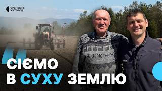 "Сіємо в суху землю": як проходить посівна на Закарпатті