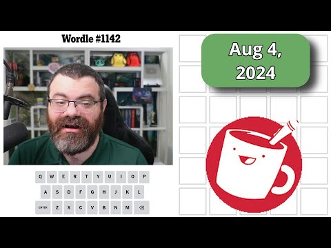 Solving Wordle #1142 (Aug 4 2024) - YouTube