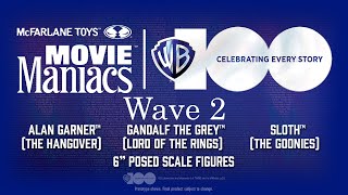 NEW WB:100 Movie Maniacs™: Wave 2 Bundle (3) 6" Posed Figures | Action Figure Showcase