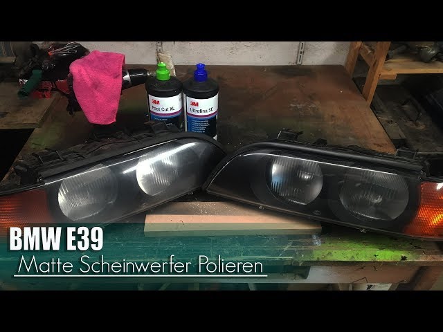 BMW e39 Scheinwerfer Politur( Trailer) 