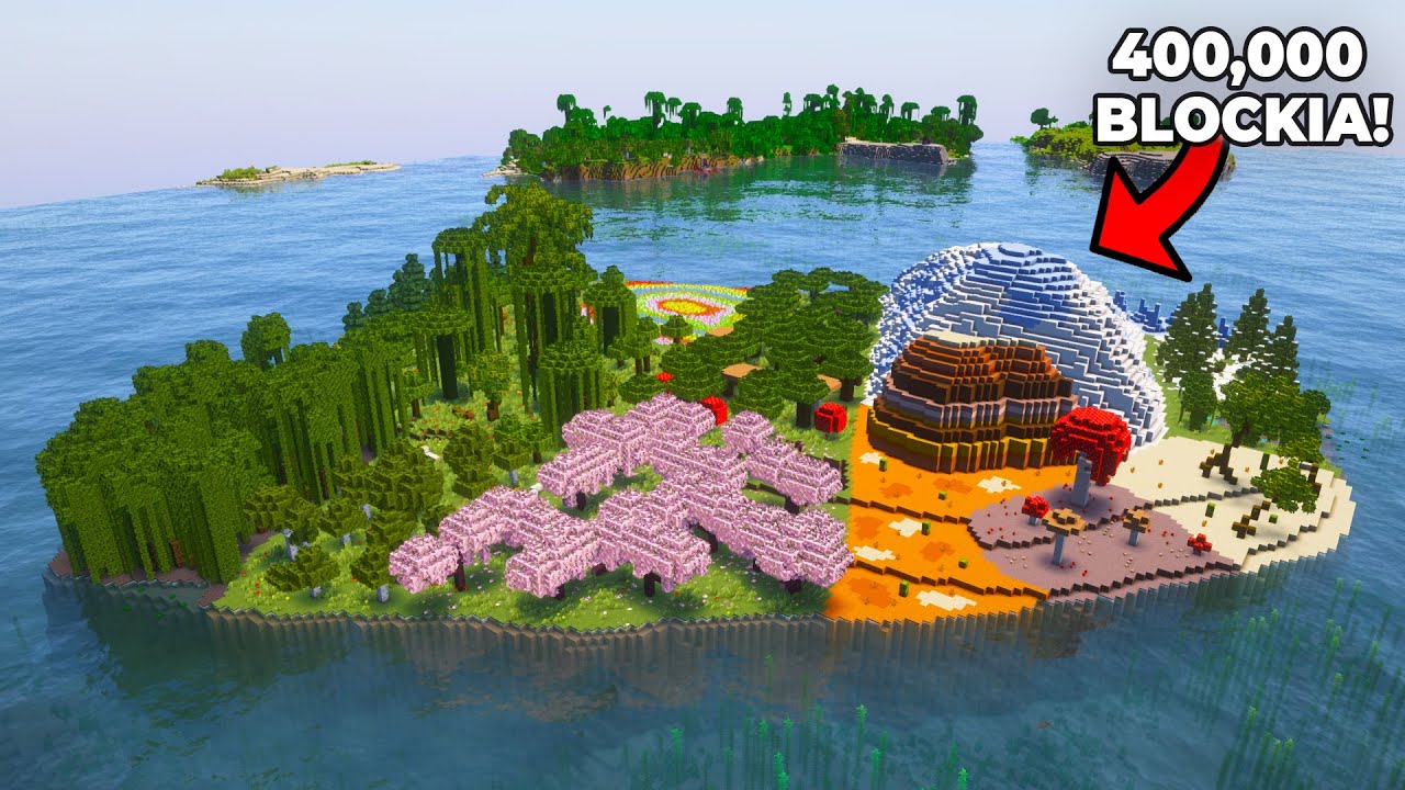 Mä muutin minecraftin KAIKKI biomet!