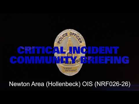 Hollenbeck Area (Newton) OIS 6/9/2026 (NRF026-26)