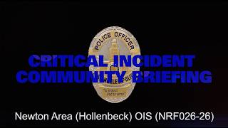 Hollenbeck Area (Newton) OIS 6/9/2026 (NRF026-26)