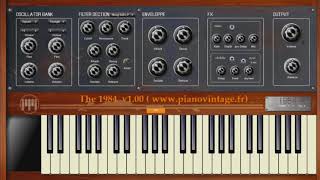 🎼 1984 || Free VST Plugin || Analog synth 🎼