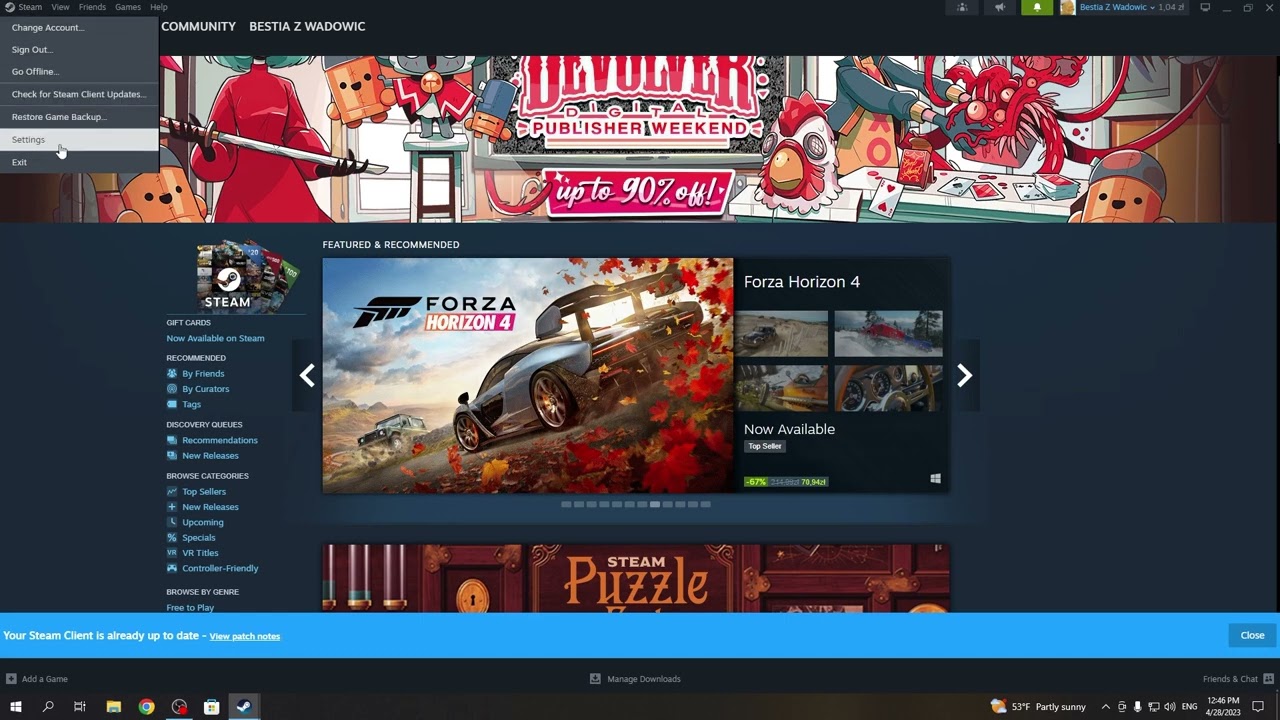 Latest Steam Beta Brings Improved Aesthetics & Ability to Hide