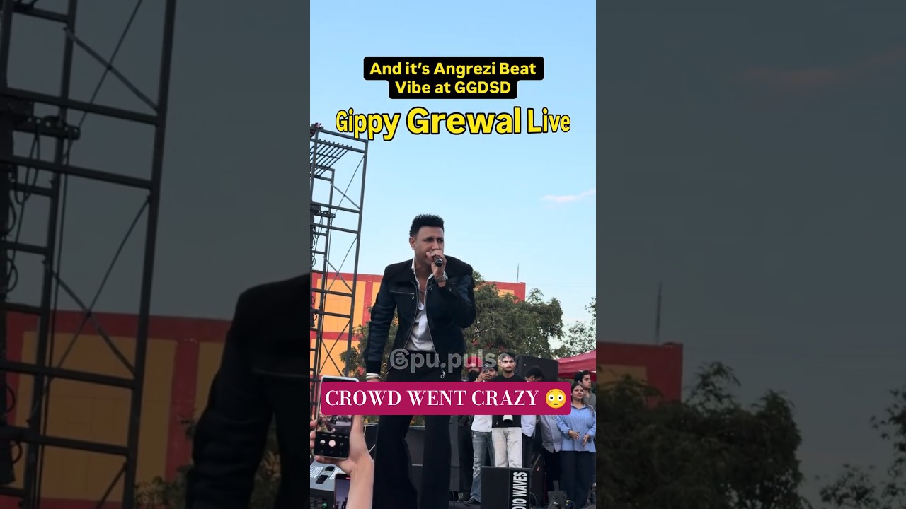 GGDSD Lost Control 😳 Gippy Grewal’s Angrezi Beat Night at Virasat 2026 🔥