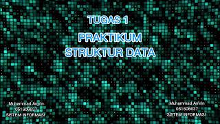 TUGAS 1 - STRUKTUR DATA (PRAKTIKUM PEMROGRAMAN JAVA)
