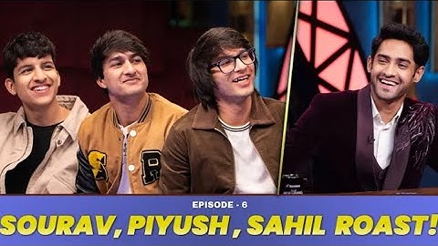 Sourav Joshi, Piyush & Sahil Roast On The Thugesh Show | S02E06 | @souravjvlogs @piyushjocgaming
