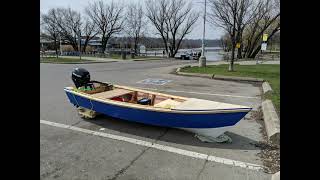 Plywood Boat in Hamilton Harbour