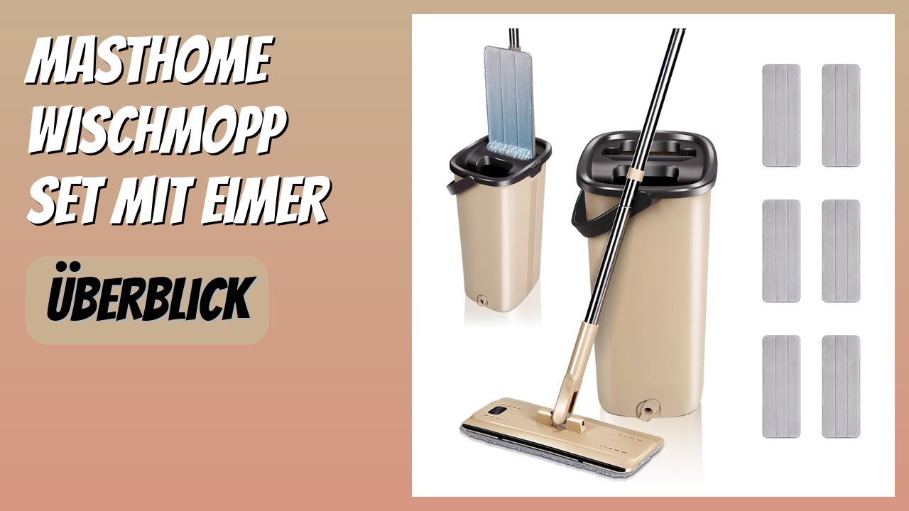 BEWERTUNG (2026): Masthome Wischmopp Set mit Eimer. Infos