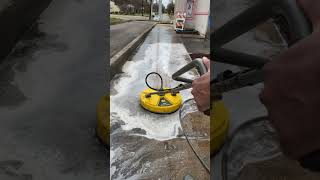 Commercial Pressure Washing Grease/Oil with Cold Water