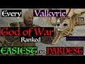 All Valkyries in God of War Ranked Easiest to Hardest