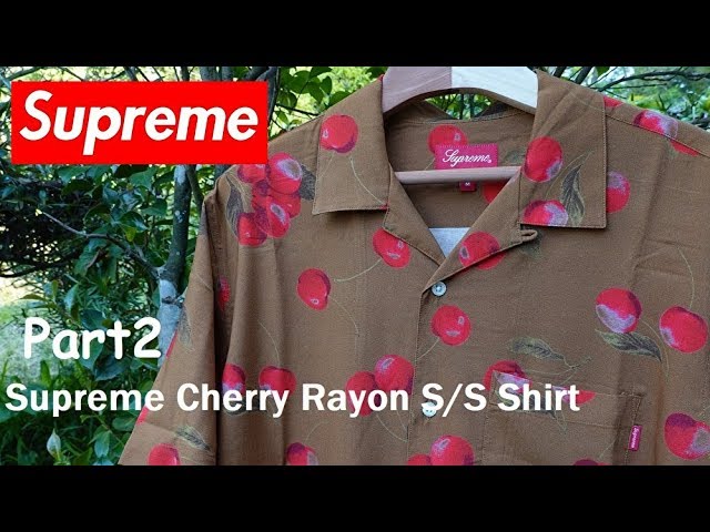 Supreme Cherry Rayon S/S Shirt Part2 19'S/S Week 9 - YouTube