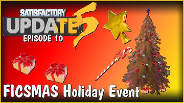 Building my FICSMAS Factory - Satisfactory Update 5 Gameplay E10