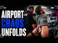 Airport Investigation Escalates Into Arrest