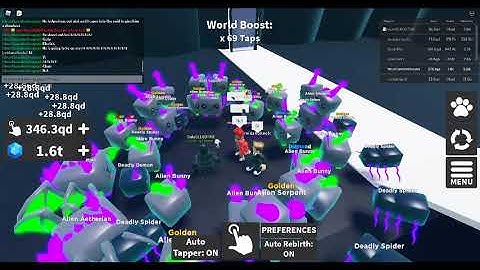 Roblox Tapping Mania! (Big Shout-Out to GutoELECTRIC!)