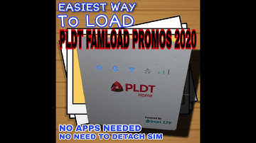 How to Load PLDT FAMLOAD PROMOS 2020 on Your PLDT HOME WIFI