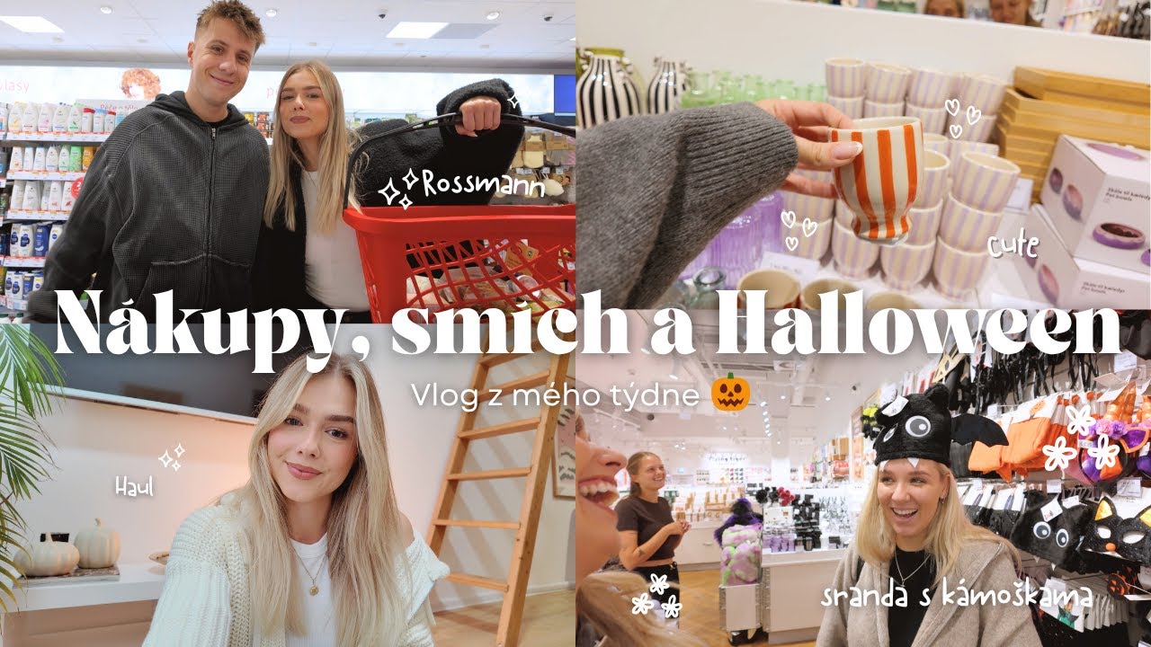 #8 VLOG | 🛍️  HOLČIČÍ DEN & PODZIMNÍ NÁKUPY.