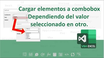Cargar items a combobox dependiendo del valor seleccionado en otro