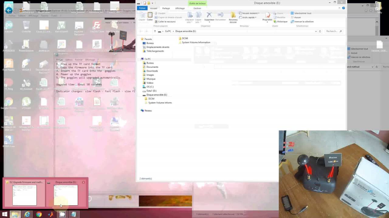 Eachine VR-D2 Pal firmware upgrade procedure and testing (Courtesy Banggood)