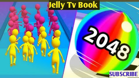 ball run 2048 vs join and clash| gameplay walkthrough android iOS| Jelly Tv Book